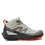Buty trekkingowe męskie - Trekkingi Salomon Elixir Activ Mid Gore-Tex L47456700 Szary - miniaturka - grafika 1