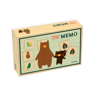 Memory Gra pamięciowa dla Dzieci Little Woodies Nowa - Gry planszowe - miniaturka - grafika 1