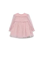 Sukienki i spódniczki dla dziewczynek - Abel & Lula Sukienka elegancka 5506 Różowy Regular Fit - miniaturka - grafika 1