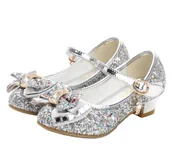 Buty dla dziewczynek - Błyszczące Pantofelki Balerinki Buciki 17,2 Cm, Hopki - miniaturka - grafika 1