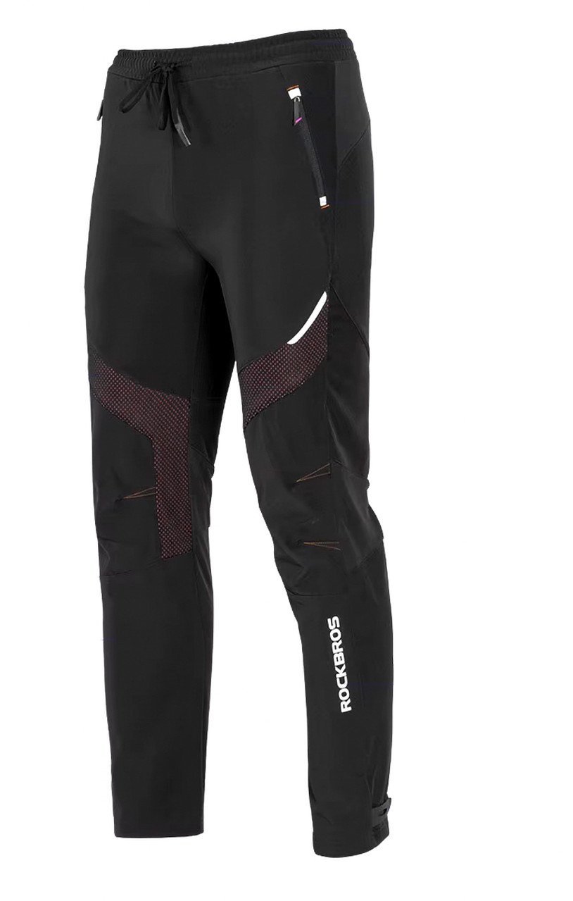 Spodnie sportowe wiatroszczelne Patrol kolarskie rowerowe trekingowe rozmiar XL - czarne Spodnie sportowe wiatroszczelne Patrol kolarskie rowerowe trekingowe rozmiar XL - czarne