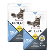 Sucha karma dla kotów - VERSELE-LAGA OPTI LIFE Cat Sterilised/Light 1kg - karma dla dorosłych, sterylizowanych kotów + 1kg GRATIS - miniaturka - grafika 1