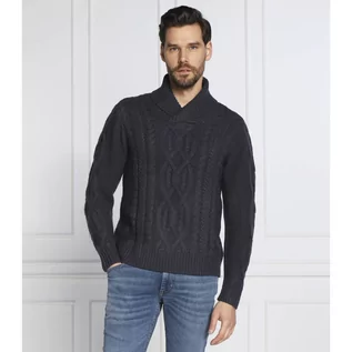 Swetry męskie - GUESS Sweter | Regular Fit | z dodatkiem wełny - grafika 1