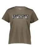 Koszulki i topy damskie - Pepe Jeans Koszulka w kolorze khaki - miniaturka - grafika 1