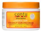 Odżywki do włosów - Cantu Shea Butter for Natural Hair, Coconut Curling Cream  340 g, krem do włosów kręconych 4032 - miniaturka - grafika 1