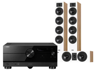 Kino domowe Yamaha RX-A8A (czarny) + Diva 6 + 7 (dąb) - Kino domowe - miniaturka - grafika 1