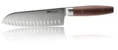 Noże kuchenne - GEFU ENNO Nóż Santoku z rowkami 18 cm - miniaturka - grafika 1