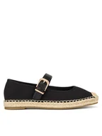 Espadryle damskie - JENNY Espadryle WSS21535-01 Czarny - miniaturka - grafika 1