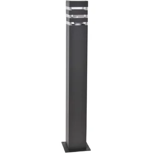 Polux TEKSAS 74cm grafit 1xE27 Lampa stojąca zewnętrzna 316189 316189 - Lampy ogrodowe - miniaturka - grafika 1
