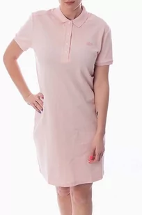 Lacoste sukienka EF5473-ADY kolor różowy mini dopasowana EF5473.-ADY - Sukienki - miniaturka - grafika 1