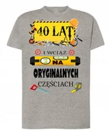 Koszulki męskie - Koszulka T-Shirt na 40 Urodziny Prezent 40LAT XL - miniaturka - grafika 1
