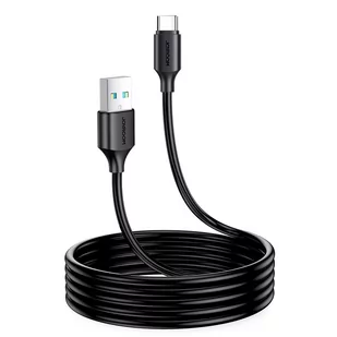 Joyroom kabel do ładowania / transmisji danych USB - USB Typ C 3A 2m czarny S-UC027A9 - Kable USB - miniaturka - grafika 1