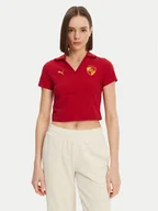 Koszulki sportowe damskie - Puma Polo Harry Potter 630097 Czerwony Regular Fit - miniaturka - grafika 1