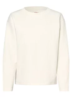 s.Oliver - Damska bluza nierozpinana, biały - Bluzy damskie - miniaturka - grafika 1