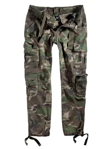 spodnie bojówki PURE SLIM FIT TROUSERS woodland-L - Spodnie męskie - miniaturka - grafika 1