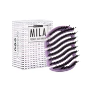 Szczotki i grzebienie do włosów - Sister Young MILA BV Mini szczotka do włosów z włosiem z dzika Liliac - miniaturka - grafika 1