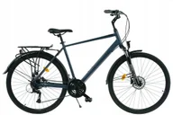 Rowery - Rower 28 Kands VERSO 1.0 Acera 3x7 ciemnoniebieski połysk M21 hydr 2025 - miniaturka - grafika 1