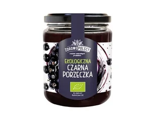 Zdrowopolscy Ekologiczna Czarna Porzeczka 260g - Konfitury, marmolady, powidła - miniaturka - grafika 1