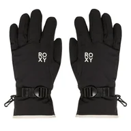 Rękawice narciarskie - Rękawice narciarskie Roxy Jetty Solid ERJHN03267 Szary - miniaturka - grafika 1