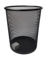 Kalendarze - Kosz Okrągły Mały Net 235Mm Czarny L3515A - miniaturka - grafika 1