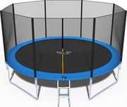 Trampoliny - FunFit trampolina ogrodowa dla dzieci, 435 cm - miniaturka - grafika 1