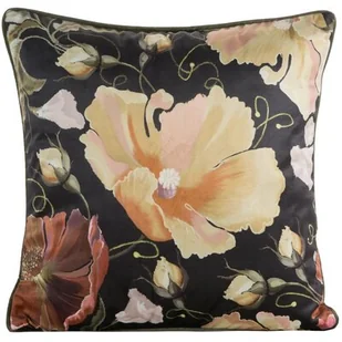 Poszewka EUROFIRANY Velvet 115 45 x 45 cm Czarno-miodowy - Poszewki na poduszki - miniaturka - grafika 1