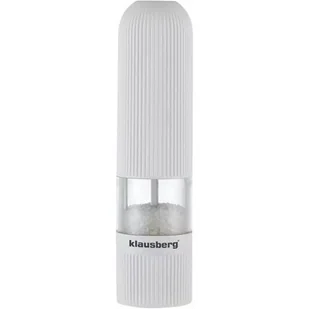 Klausberg Młynek do przypraw  MŁYNEK ELEKTRYCZNY DO SOLI PIEPRZU LED KINGHOFF KB-7435 KB-7435 - Młynki do soli i pieprzu - miniaturka - grafika 1