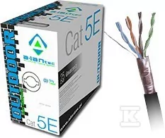 A-LAN ALANTEC Kabel FTP kabel 4x2x24AWG OUTDOOR ŻELOWANY kat.5e 305m (KIF5OUTZ305) - Kable miedziane - miniaturka - grafika 4