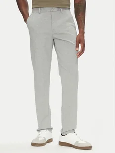 Lindbergh Chinosy 30-006052 Szary Slim Fit - Spodnie męskie - miniaturka - grafika 1