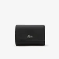 Portfele - Damski Portfel LACOSTE WALLET NF4190AA.A91 – Czarny - miniaturka - grafika 1