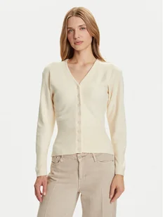 Vero Moda Kardigan Saba 10334777 Beżowy Regular Fit - Swetry damskie - miniaturka - grafika 1