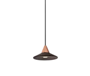 Lampy sufitowe - OxyLED Lampa wisząca TINO LV czarna/różowe złoto 895474 - miniaturka - grafika 1