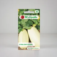 Nasiona i cebule - Dynia zwyczajna kabaczek Lungo Bianco Kremowa 2g - Nasiona - W. Legutko - miniaturka - grafika 1