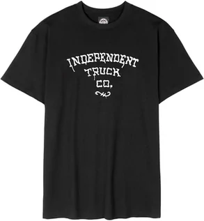 Koszulki męskie - t-shirt męski INDEPENDENT BARRIO TEE Black - grafika 1