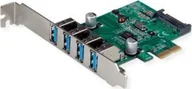 Akcesoria do komputerów stacjonarnych - Value Karta PCI Express VALUE, USB 3.2 Gen 1, 4 porty - miniaturka - grafika 1