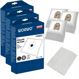 12x Worki do odkurzacza Philips Oslo Vision Vitall Classique PMB02 - Worki do odkurzaczy 12x Worki do odkurzacza Philips Oslo Vision Vitall Classique PMB02 - Worki do odkurzaczy - miniaturka - grafika 1