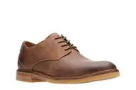 Półbuty męskie - Clarkdale Moon [dark tan leather] - rozmiar 40 - miniaturka - grafika 1