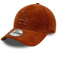Czapki i chusty sportowe męskie - Czapka New Era Cord 3930 LA Dodgers 60565391 - brązowa - miniaturka - grafika 1