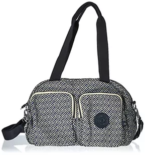 Kipling Damskie fajne torby na ramię DEFEA, miejskie Chevron, beżowe - Torebki damskie - miniaturka - grafika 1