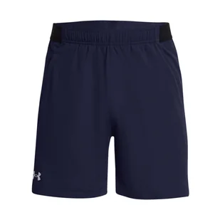 Męskie Spodenki UNDER ARMOUR UA VANISH WOVEN 6IN SHORTS 1373718-410 – Granatowy - Spodenki męskie - miniaturka - grafika 1