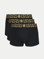Majtki męskie - Versace Komplet 3 par bokserek AU10326 1A10011 Czarny - miniaturka - grafika 1
