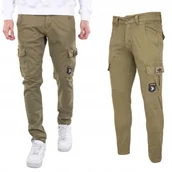Spodnie męskie - Spodnie Alpha Industries Petrol Patch 178207 11 - Oliwkowe 32 [32] - miniaturka - grafika 1