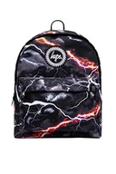 Plecaki - hype Unisex czarny dymny plecak z herbem, Czarny, Jeden rozmiar, Casual - miniaturka - grafika 1