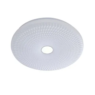 Gemi D38 plafon 1xLED/24W/4000K biały/srebrny PLF-37482-S-CL - Lampy sufitowe - miniaturka - grafika 1