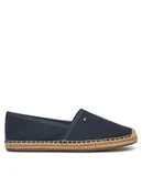 Espadryle damskie - Tommy Hilfiger Espadryle Flag Canvas Espadrille FW0FW08541 Granatowy - miniaturka - grafika 1