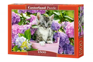 Castorland Puzzle 1500 Koty w koszyku CASTOR - - Puzzle - miniaturka - grafika 2