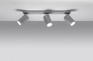 Sollux Lighting Plafon RING 3 szary - Lampy sufitowe - miniaturka - grafika 1