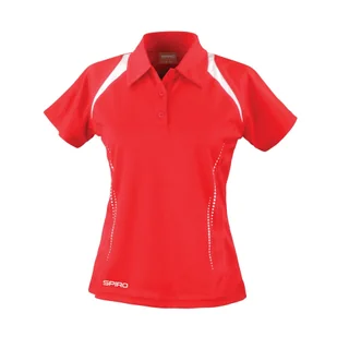 Damska Koszulka Polo Team Spirit - Koszulki sportowe damskie - miniaturka - grafika 1
