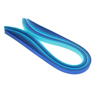 Scrapbooking - Paski do quillingu 3mm 100 sztuk - niebieskie - miniaturka - grafika 1