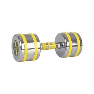 inSPORTline Hantla chromowana inSPORTline Yellsteel 12 kg hantel 20841 - Hantle i ciężarki - miniaturka - grafika 1